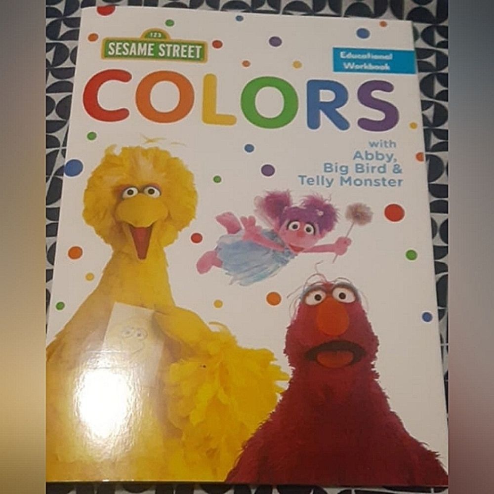New Sesame Street Colors Educational Workbook